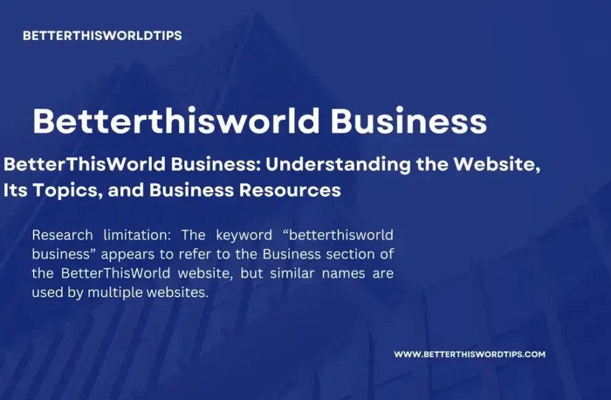 betterthisworld business